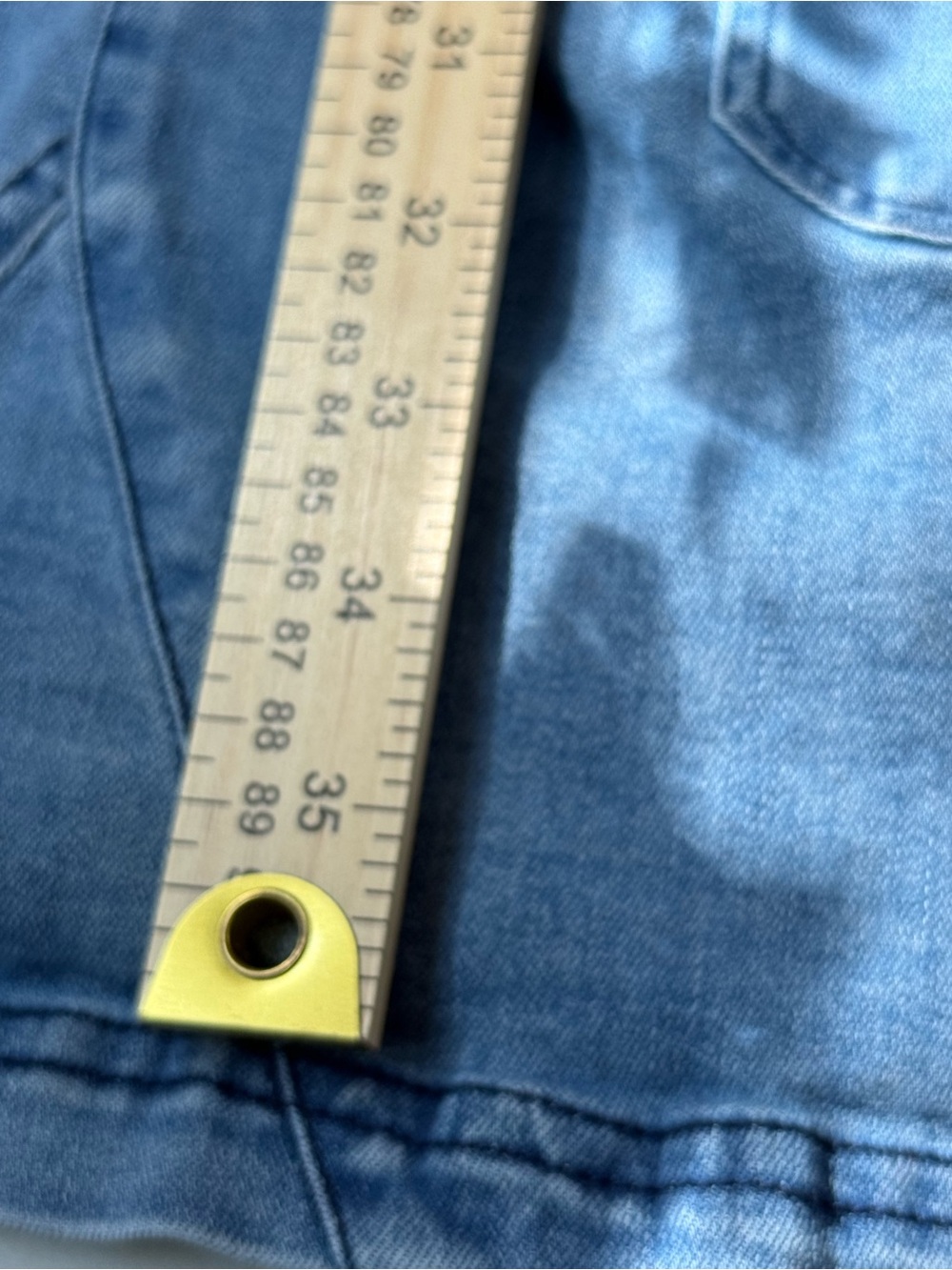 Denim Overall Dress - Blue - Picture 8 of 12